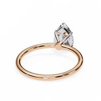 Pear Shape Lab Grown Diamond Solitaire Ring - Ophiratbf