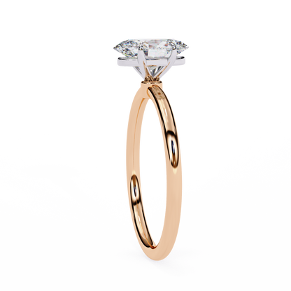 Auralia Oval Lab Grown Diamond Solitaire Ring
