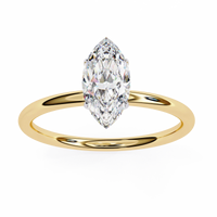 Beautiful Marquise Lab Grown Diamond Solitaire Ring - Ophiratbf