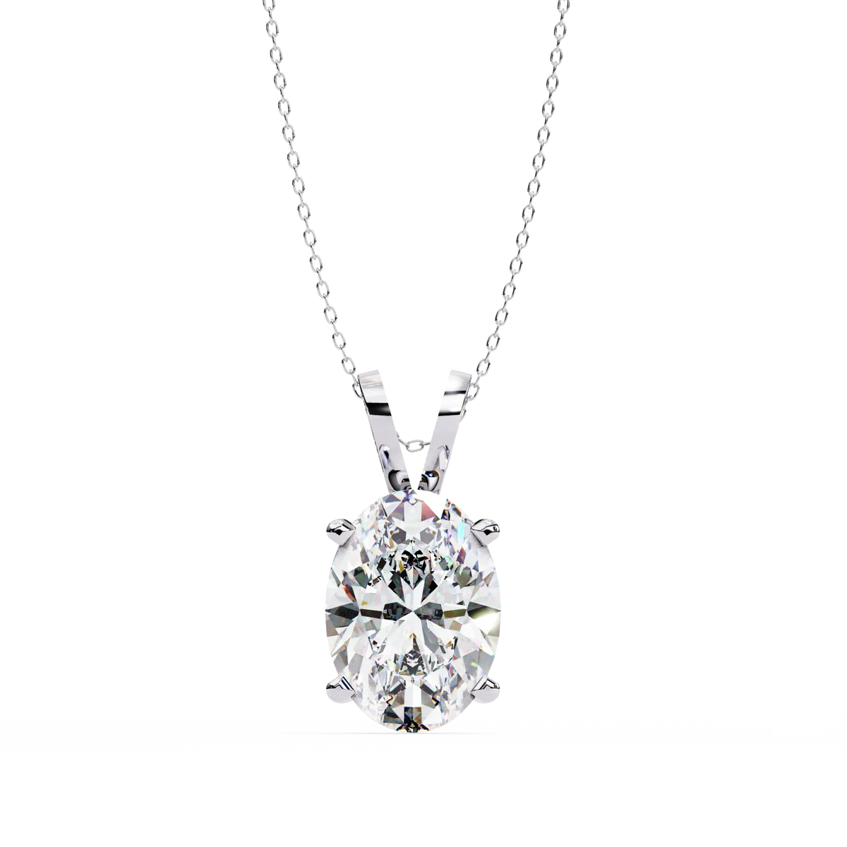 Bellara Oval Solitaire Pendant - Ophiratbf