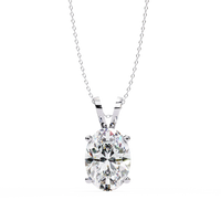 Bellara Oval Solitaire Pendant - Ophiratbf