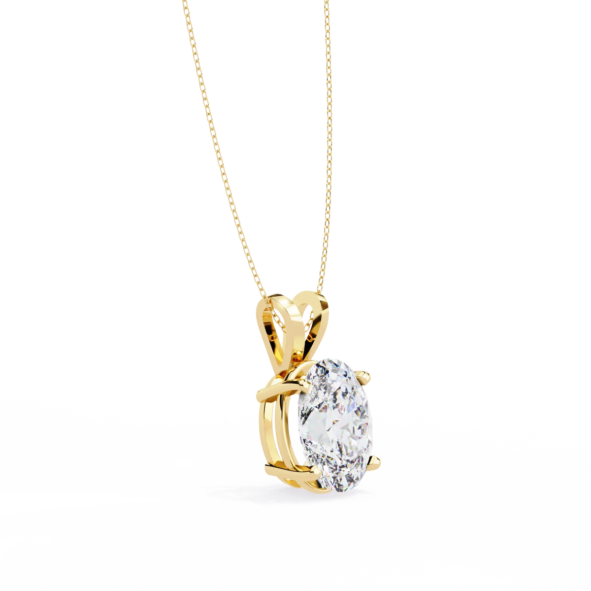 Bellara Oval Solitaire Pendant - Ophiratbf