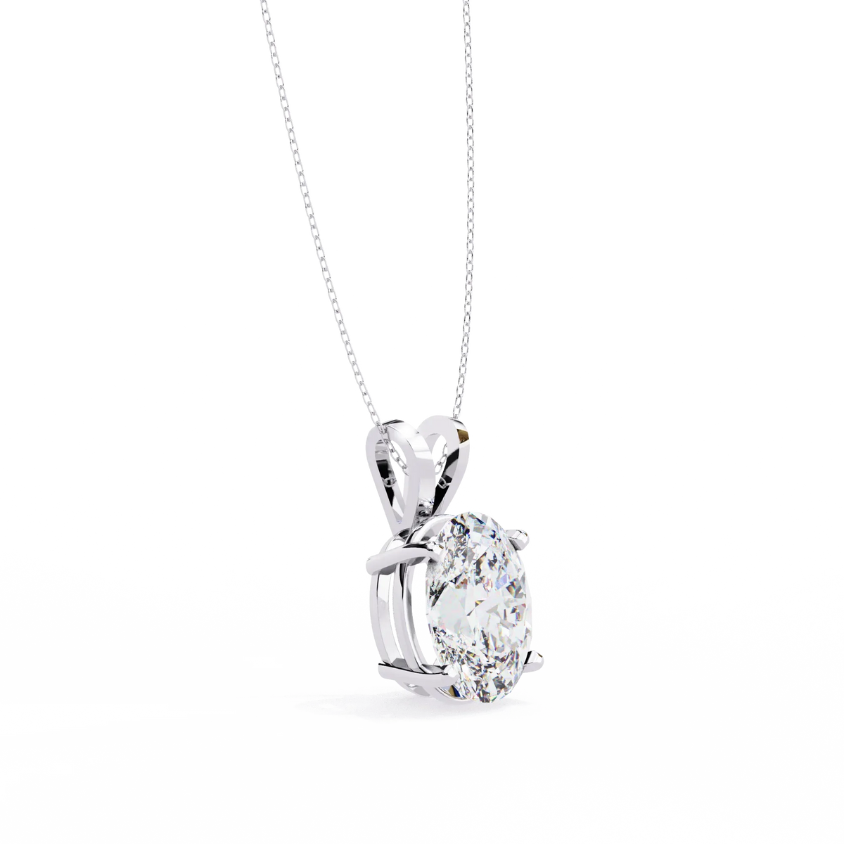 Bellara Oval Solitaire Pendant - Ophiratbf