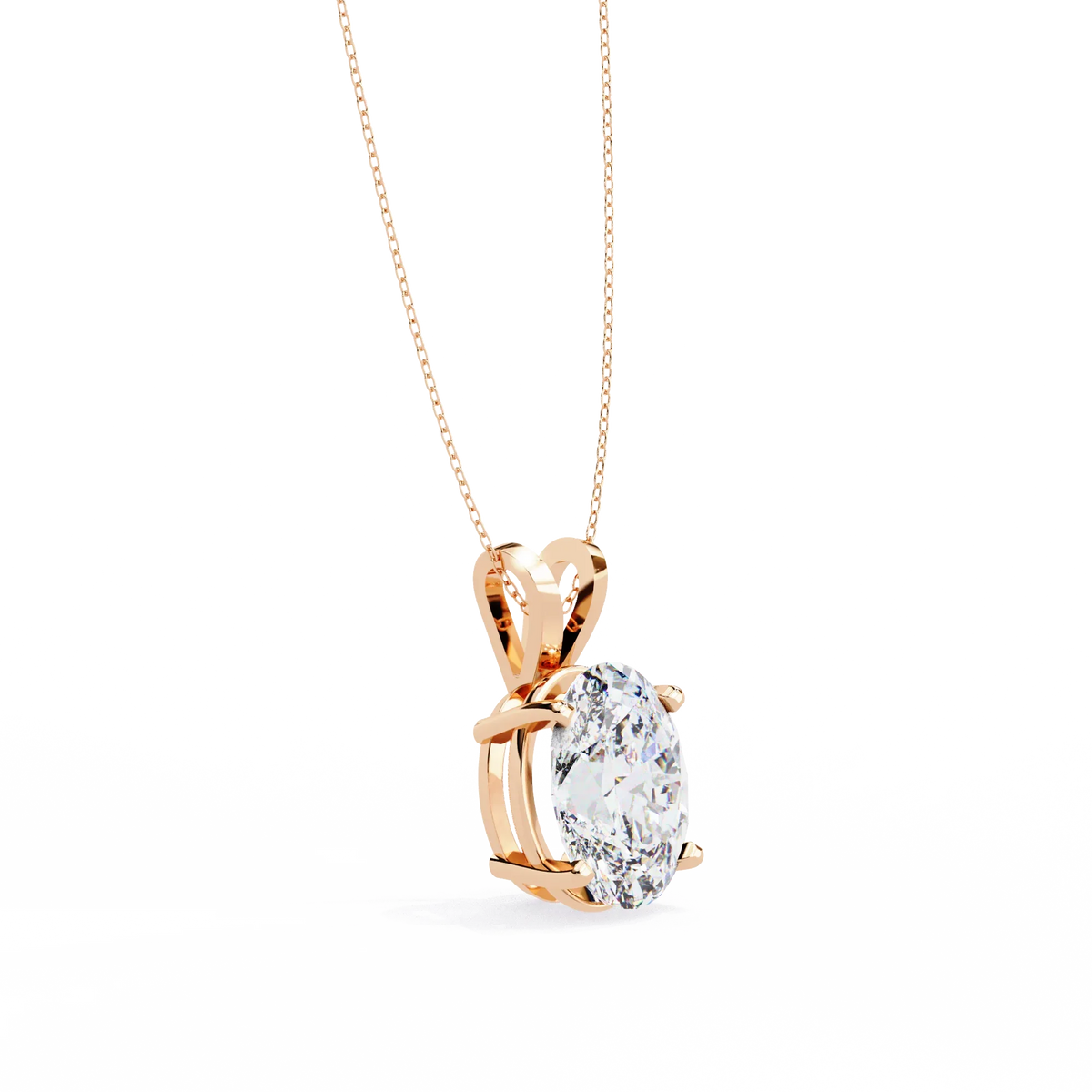Bellara Oval Solitaire Pendant - Ophiratbf