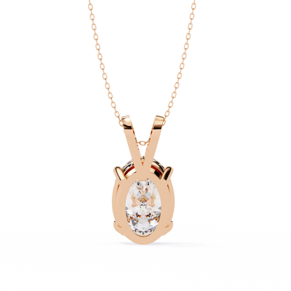 Bellara Oval Solitaire Pendant