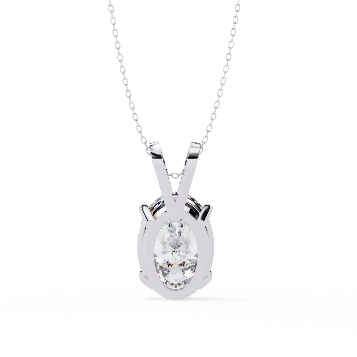 Bellara Oval Solitaire Pendant - Ophiratbf