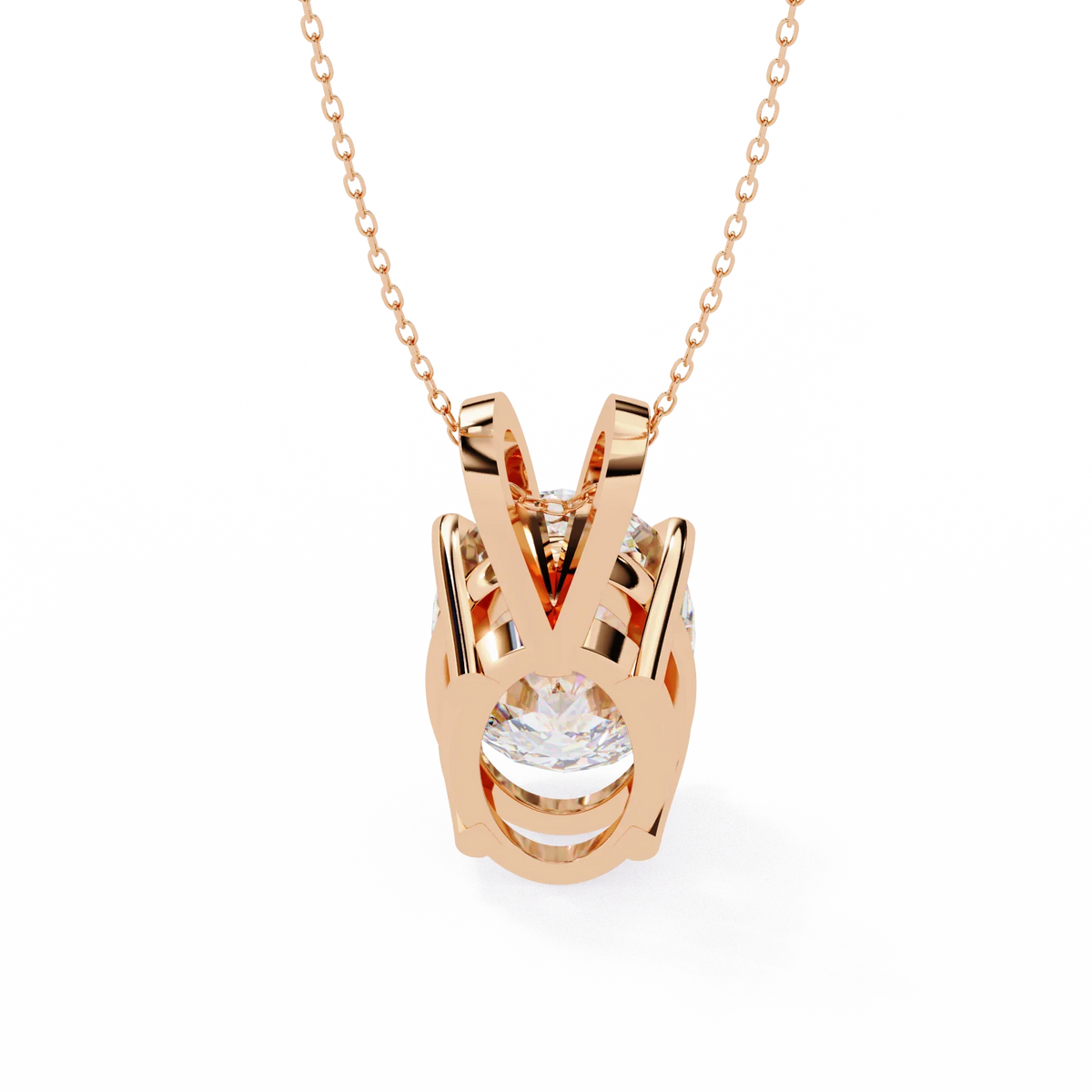 Bellara Oval Solitaire Pendant - Ophiratbf