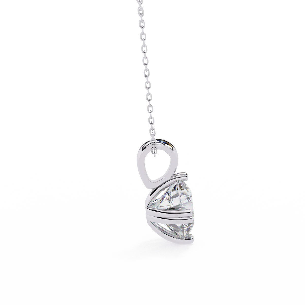 Ardent Round Lab-Grown Diamond Pendant - Ophiratbf