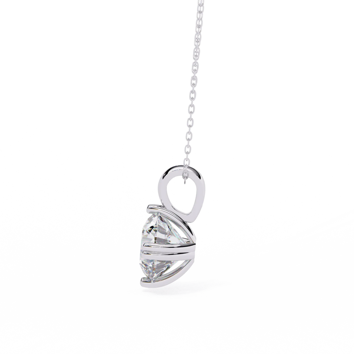 Ardent Round Lab-Grown Diamond Pendant - Ophiratbf