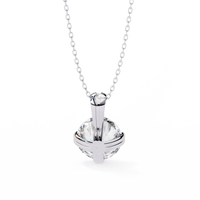 Ardent Round Lab-Grown Diamond Pendant - Ophiratbf