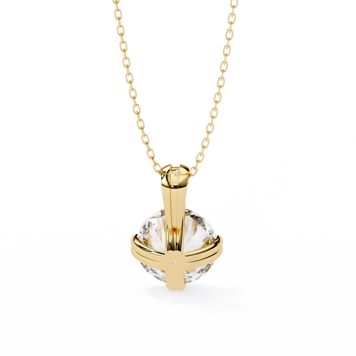 Ardent Round Lab-Grown Diamond Pendant - Ophiratbf