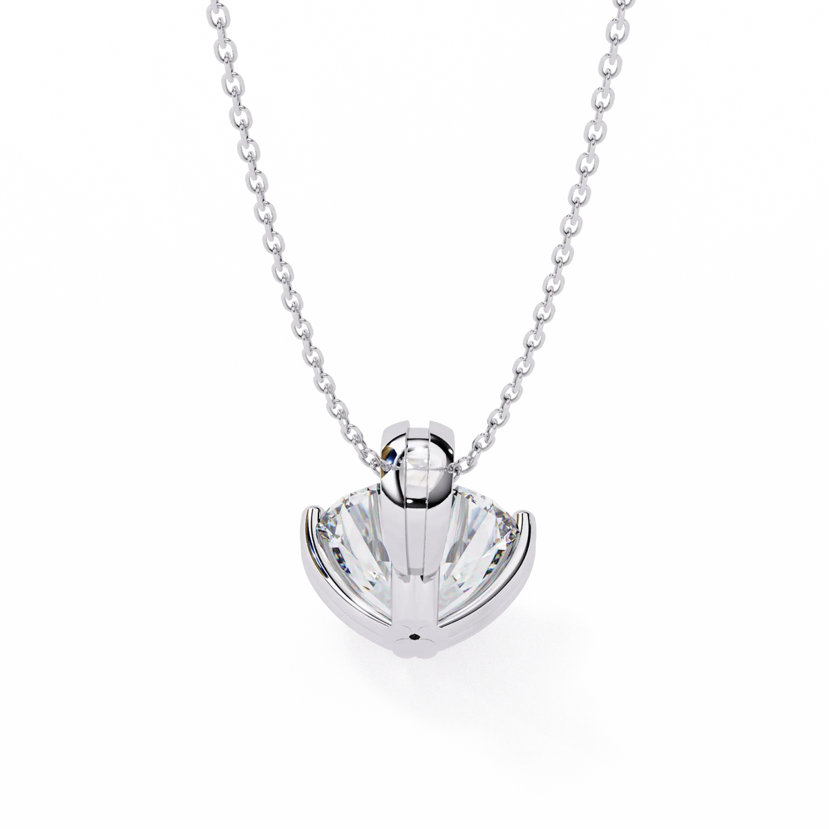 Ardent Round Lab-Grown Diamond Pendant - Ophiratbf
