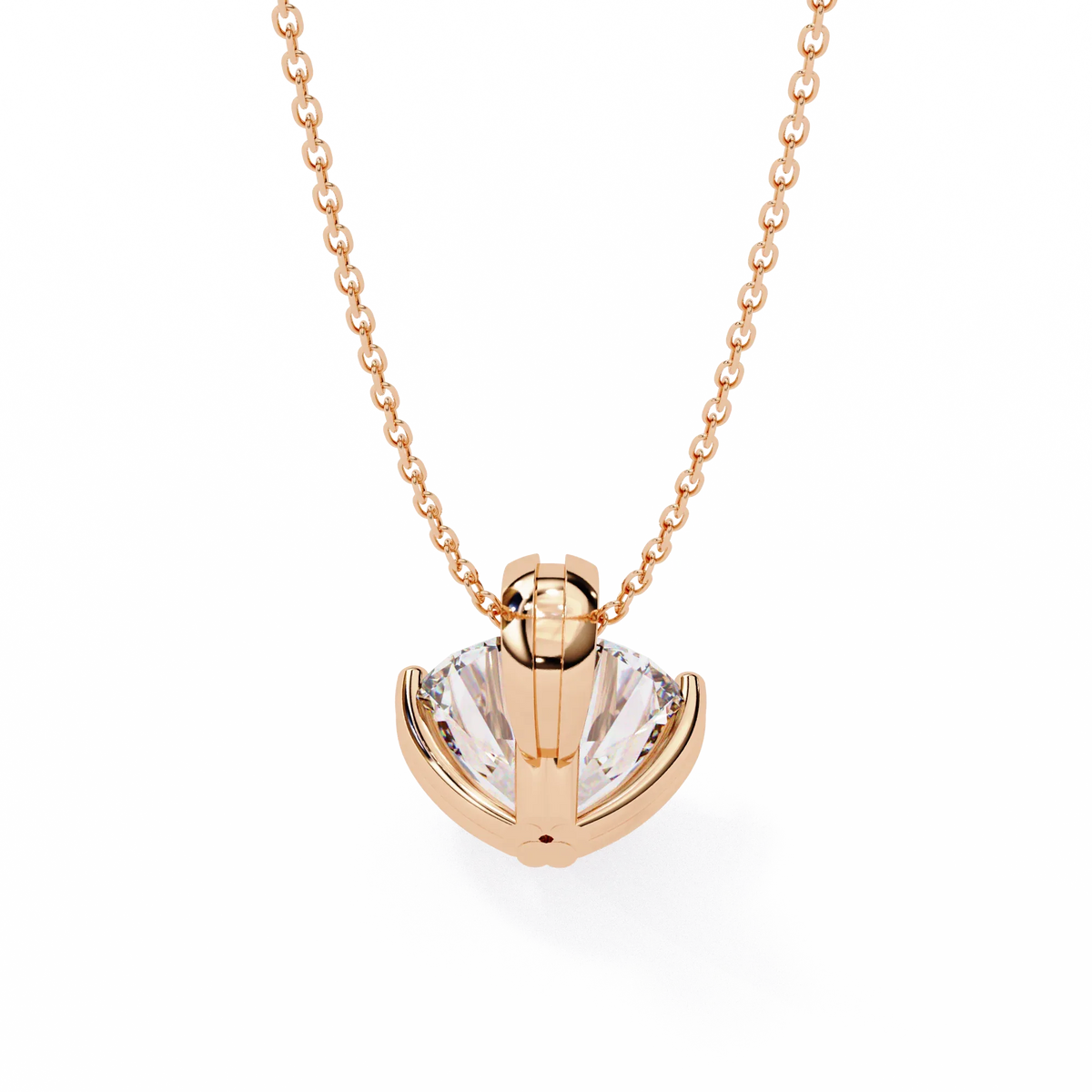 Ardent Round Lab-Grown Diamond Pendant - Ophiratbf