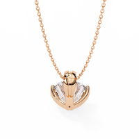 Ardent Round Lab-Grown Diamond Pendant - Ophiratbf