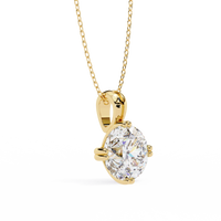 Ardent Round Lab-Grown Diamond Pendant - Ophiratbf
