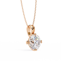 Ardent Round Lab-Grown Diamond Pendant - Ophiratbf