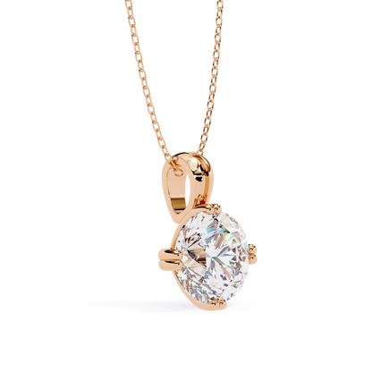 Ardent Round Lab-Grown Diamond Pendant