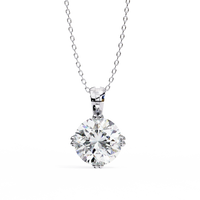 Ardent Round Lab-Grown Diamond Pendant - Ophiratbf