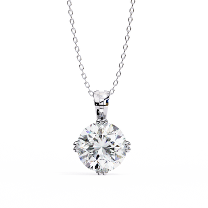 Ardent Round Lab-Grown Diamond Pendant