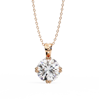 Ardent Round Lab-Grown Diamond Pendant - Ophiratbf