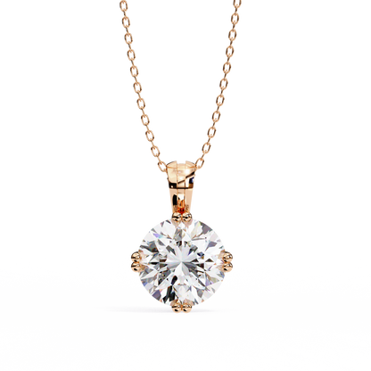 Ardent Round Lab-Grown Diamond Pendant