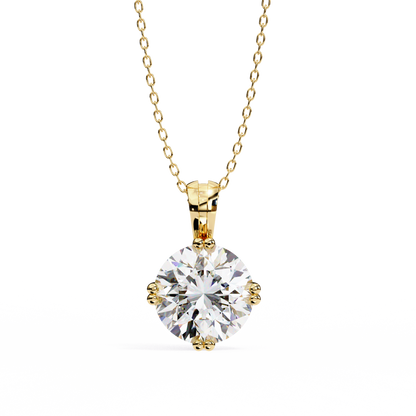 Ardent Round Lab-Grown Diamond Pendant