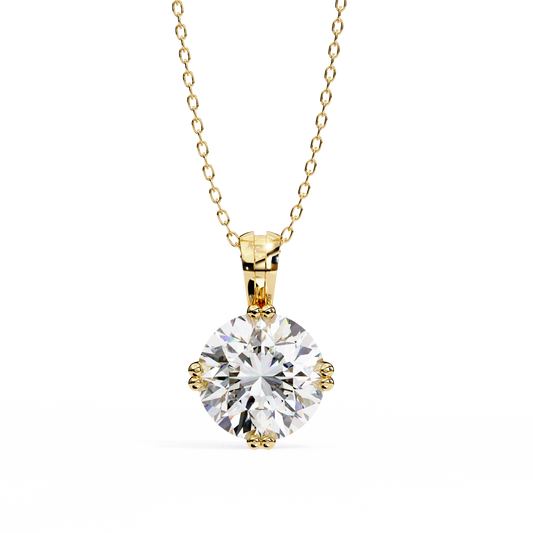 Ardent Round Lab-Grown Diamond Pendant