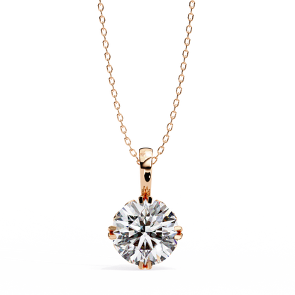 Lyra Solitaire Lab-Grown Diamond Pendant