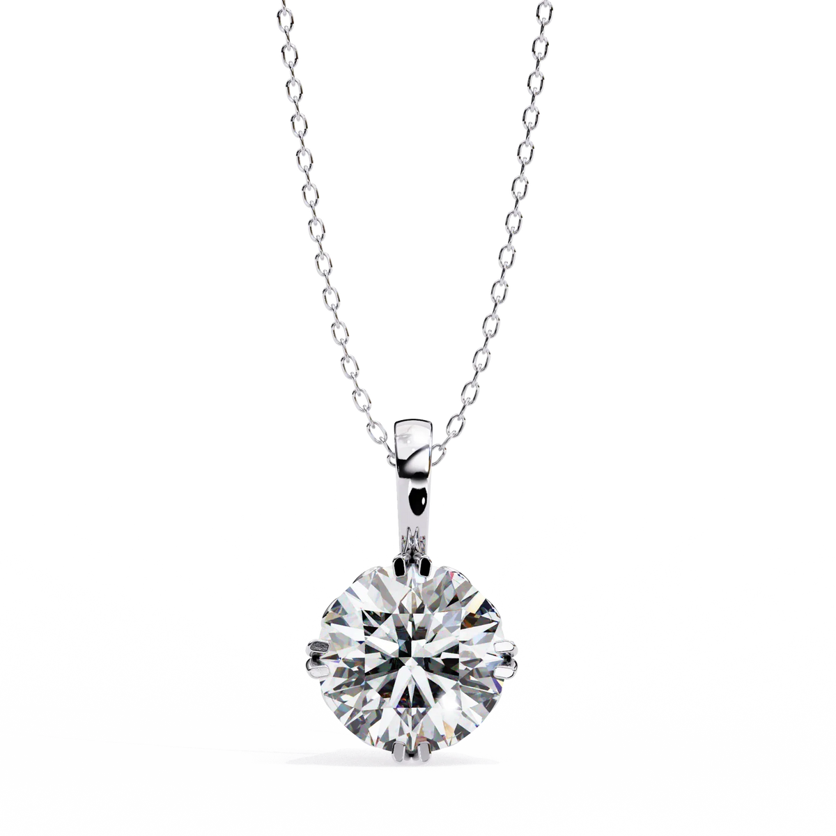 Lyra Solitaire Lab-Grown Diamond Pendant - Ophiratbf