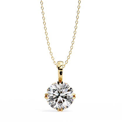 Lyra Solitaire Lab-Grown Diamond Pendant
