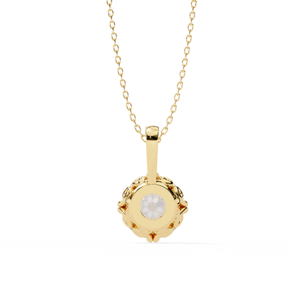 Lyra Solitaire Lab-Grown Diamond Pendant