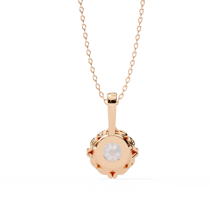 Lyra Solitaire Lab-Grown Diamond Pendant