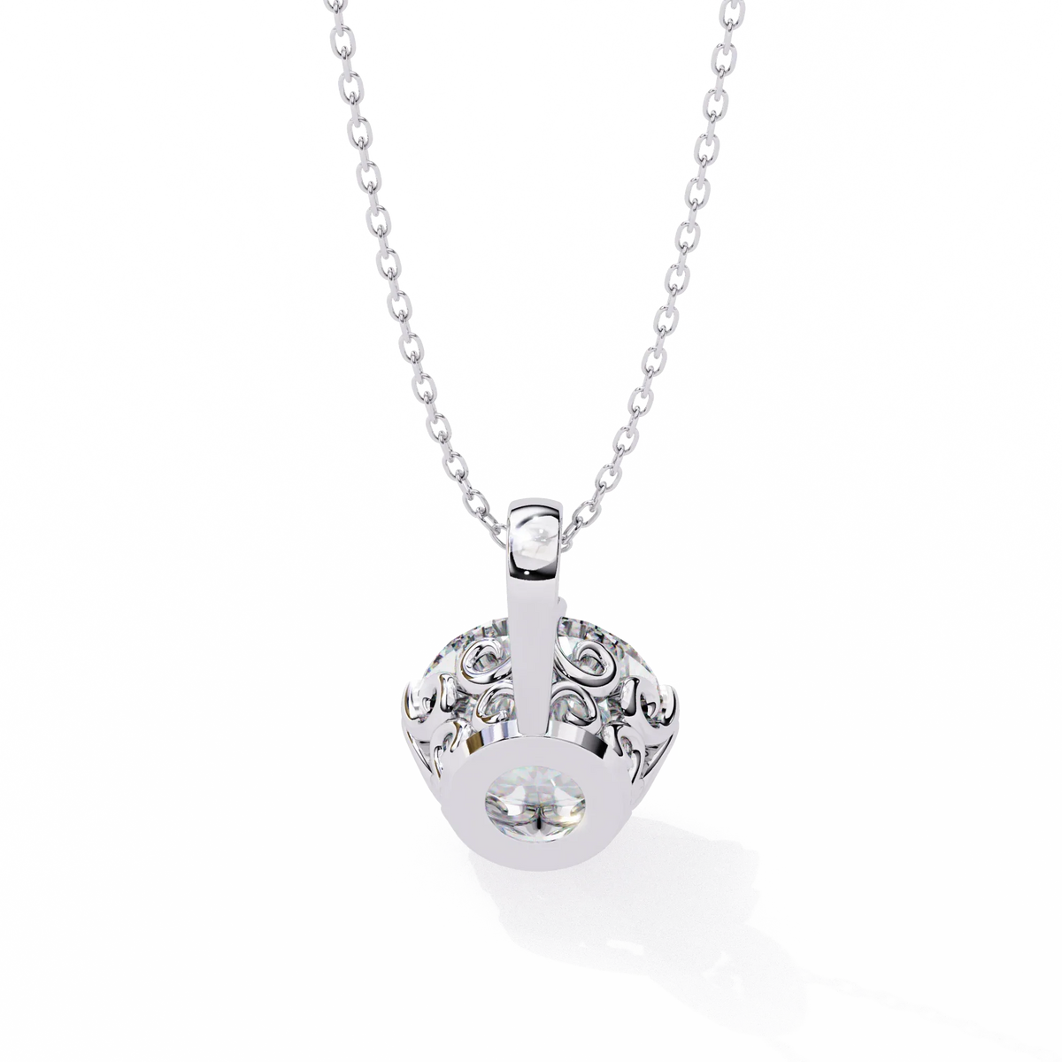 Lyra Solitaire Lab-Grown Diamond Pendant - Ophiratbf