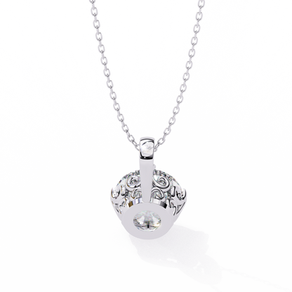 Lyra Solitaire Lab-Grown Diamond Pendant
