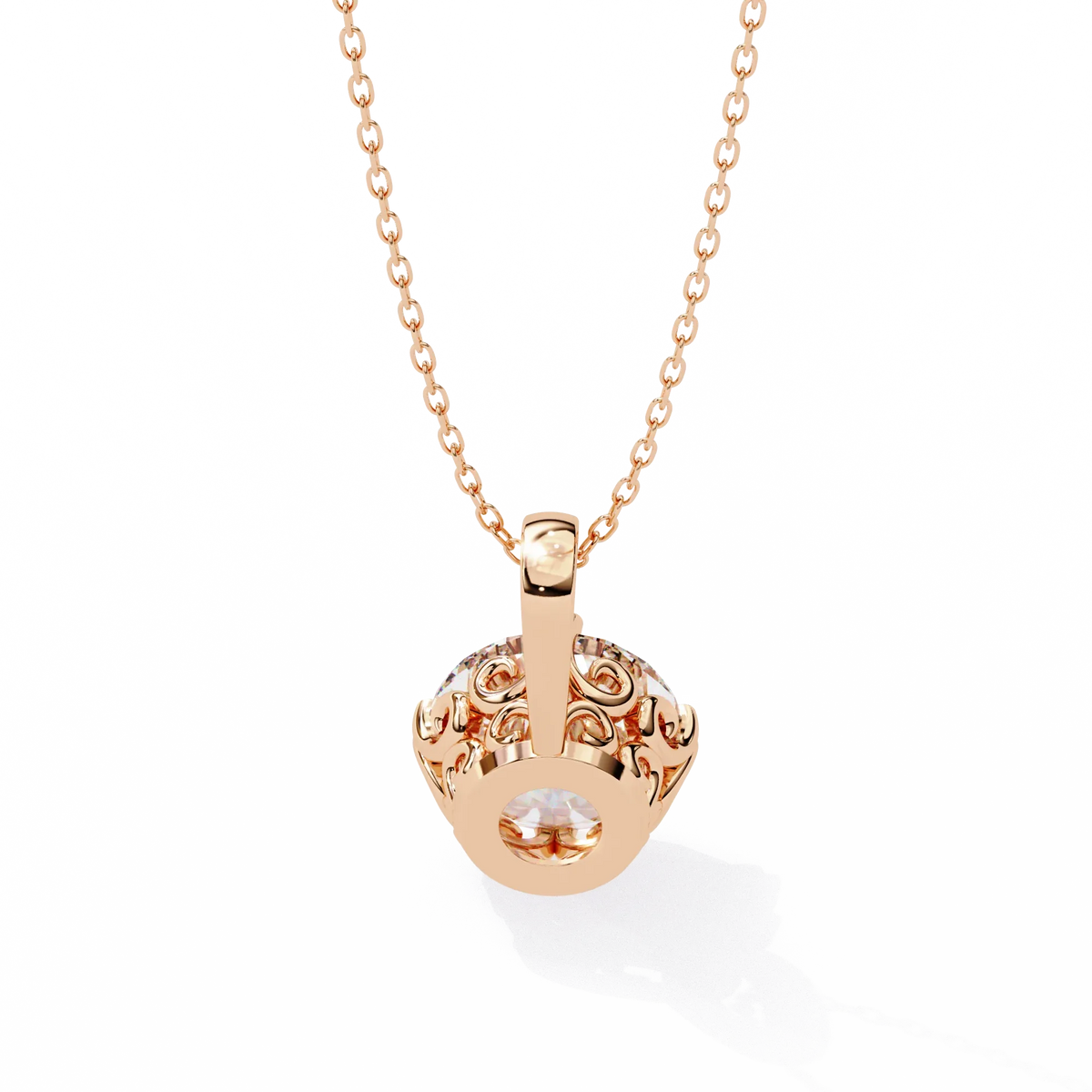 Lyra Solitaire Lab-Grown Diamond Pendant - Ophiratbf