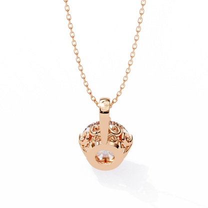 Lyra Solitaire Lab-Grown Diamond Pendant