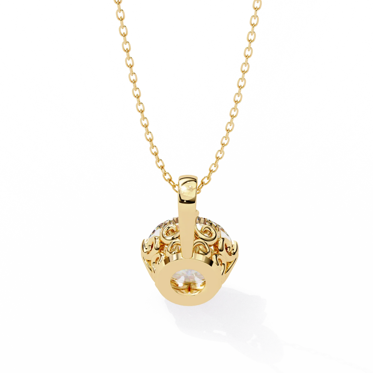 Lyra Solitaire Lab-Grown Diamond Pendant - Ophiratbf
