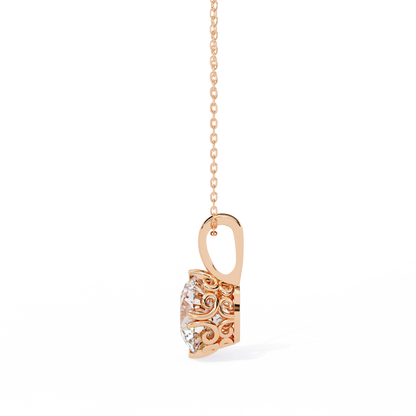 Lyra Solitaire Lab-Grown Diamond Pendant
