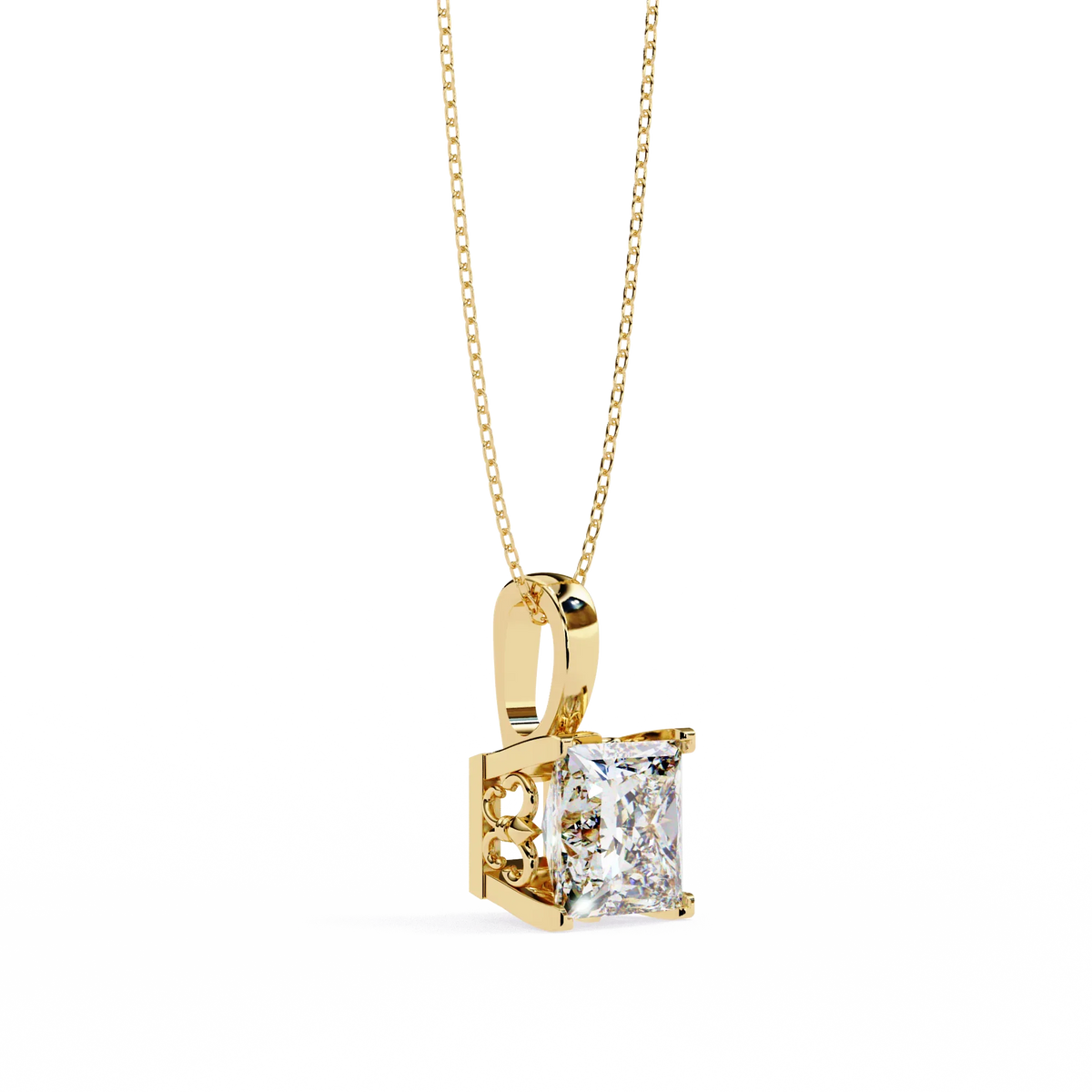 Orion Princess Lab-Grown Diamond Pendant - Ophiratbf
