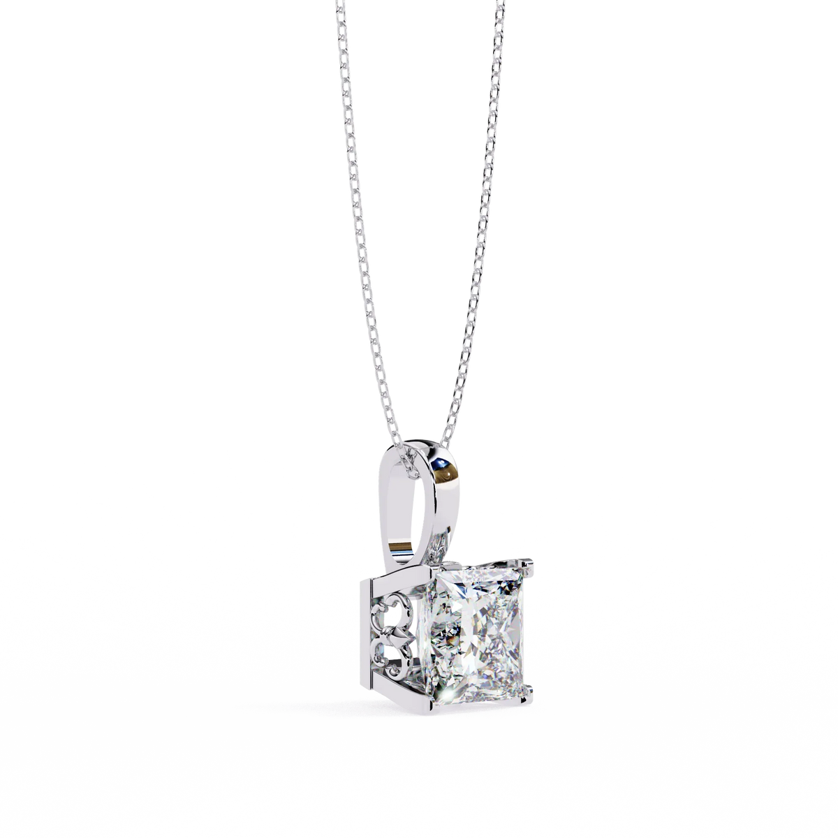 Orion Princess Lab-Grown Diamond Pendant - Ophiratbf