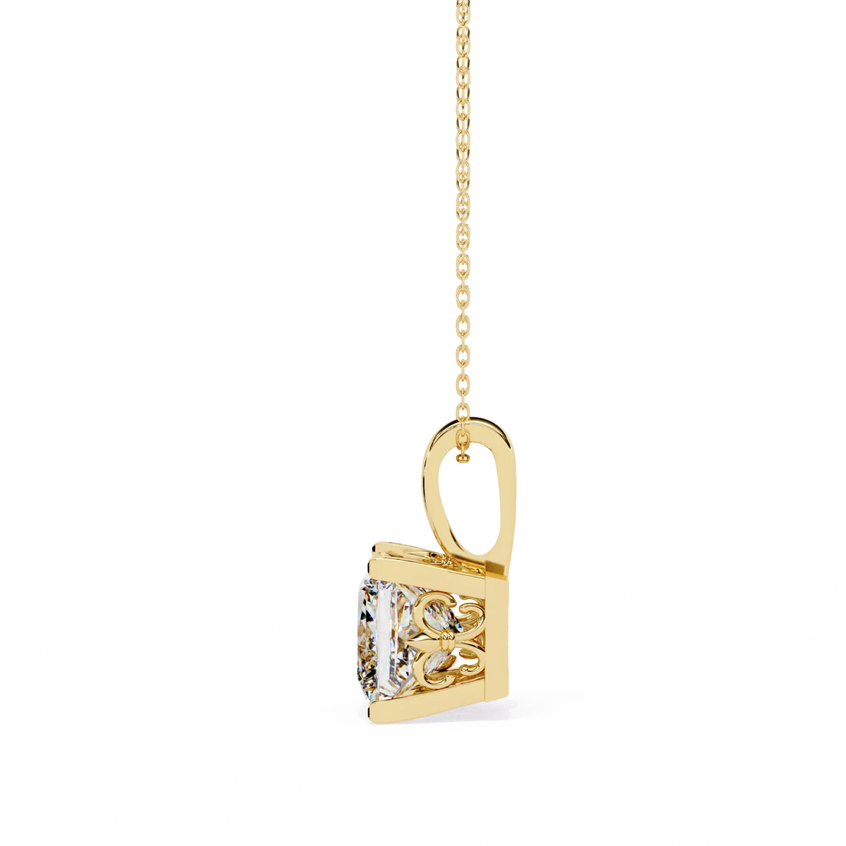 Orion Princess Lab-Grown Diamond Pendant - Ophiratbf