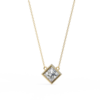 Solstice Bezel Princess Pendant - Ophiratbf
