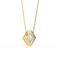 Solstice Bezel Princess Pendant - Ophiratbf