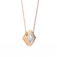 Solstice Bezel Princess Pendant - Ophiratbf