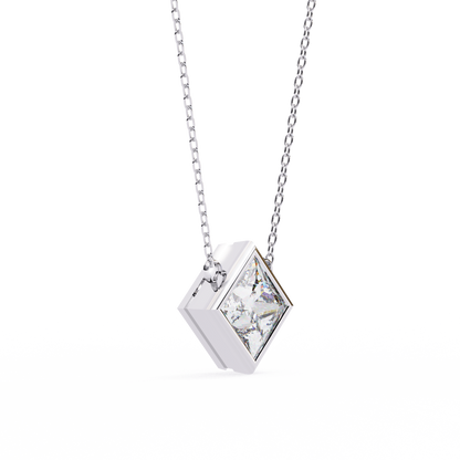 Solstice Bezel Princess Pendant
