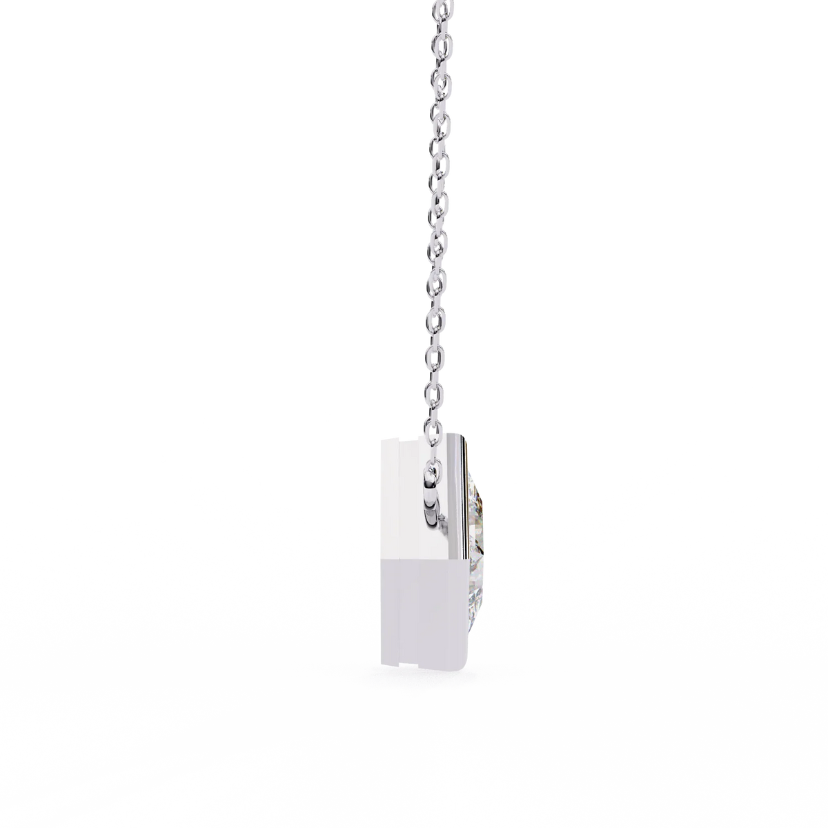 Solstice Bezel Princess Pendant - Ophiratbf