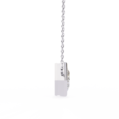 Solstice Bezel Princess Pendant