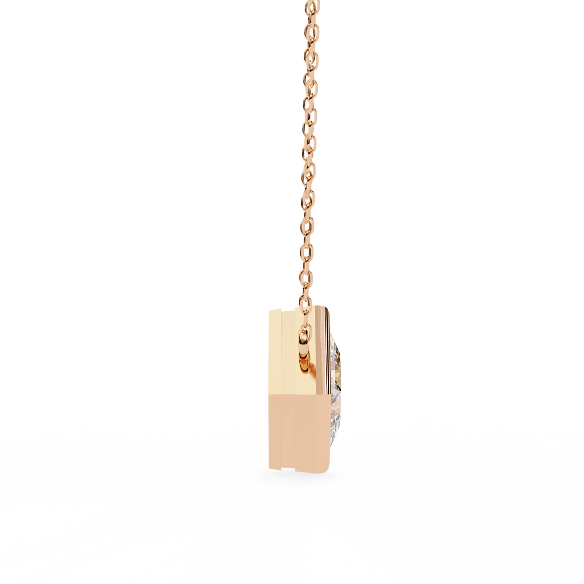 Solstice Bezel Princess Pendant - Ophiratbf