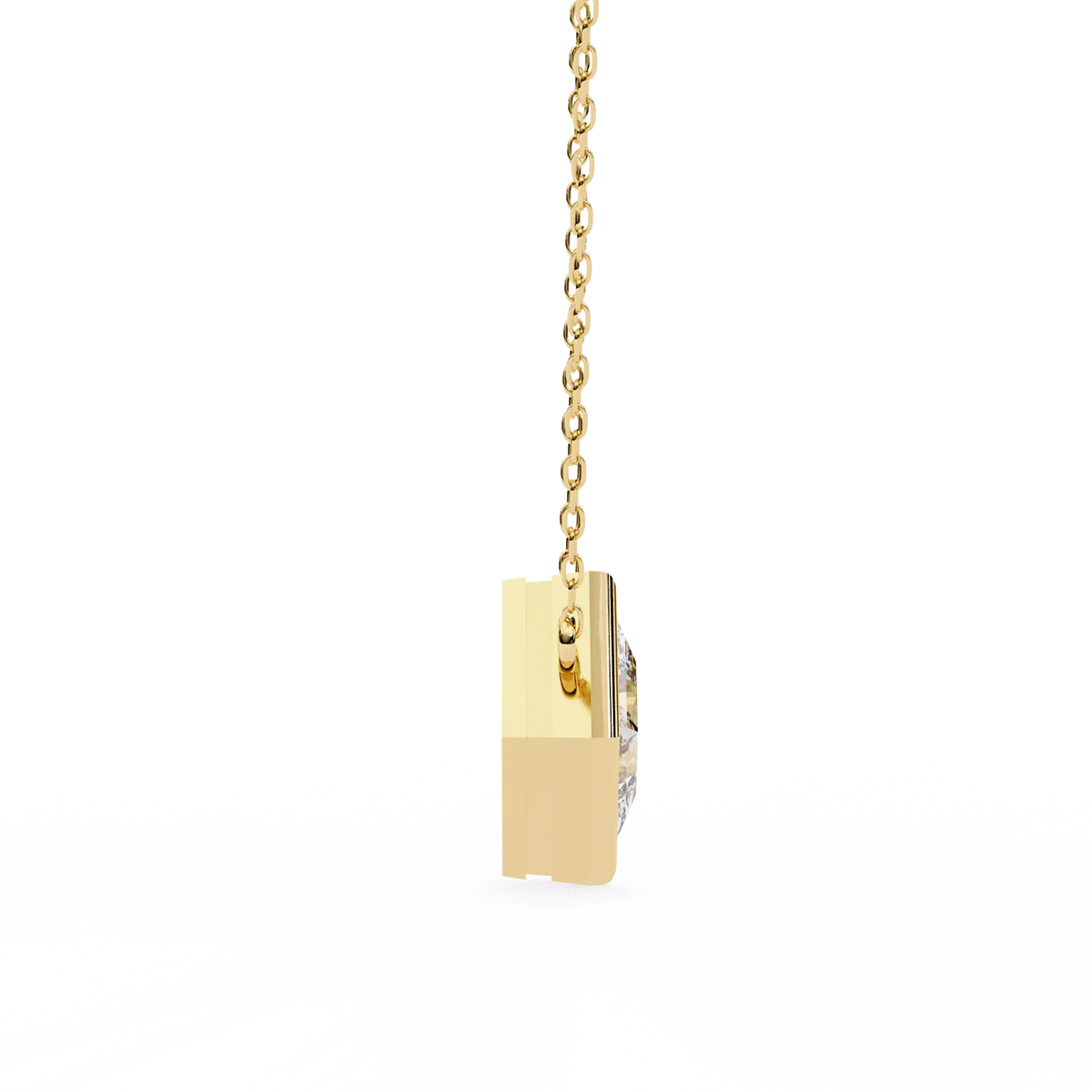 Solstice Bezel Princess Pendant - Ophiratbf