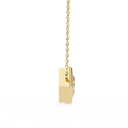 Solstice Bezel Princess Pendant